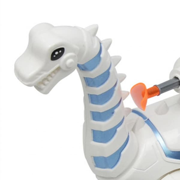 LARGE ROBOT DINOSAUR TREX WALKS, ROARS, GLOWS AND BREATHES FIRE