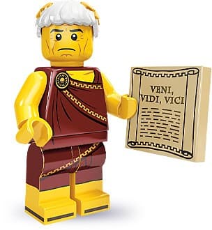 Lego minifigures 71000 Series 9 Roman Emperor Caesar col09-5