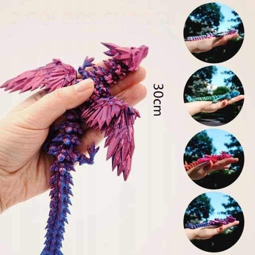 3D Crystal Dragon