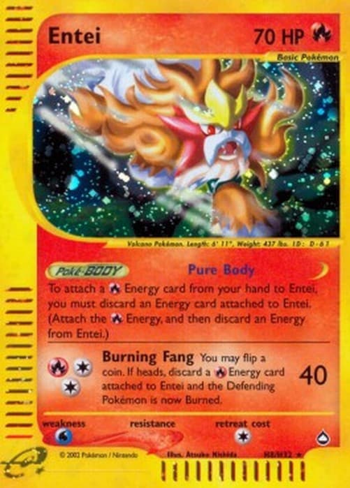 Pokemon TCG Entei
