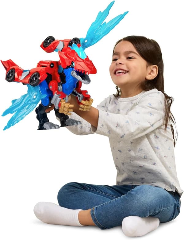 VTECH Switch & Go Dinos T-Rex Dragon Armour Interactive Figure