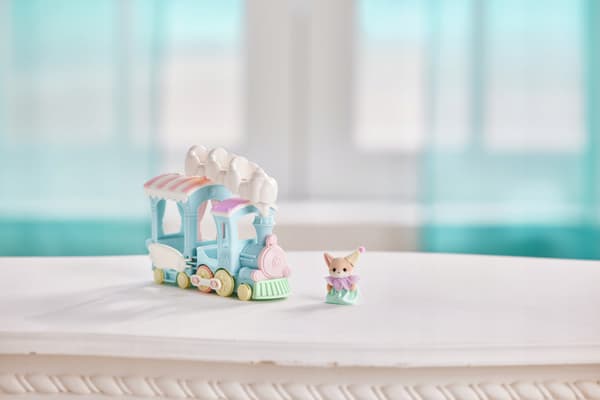 Sylvanian Families Colourful Train and Fox 5702