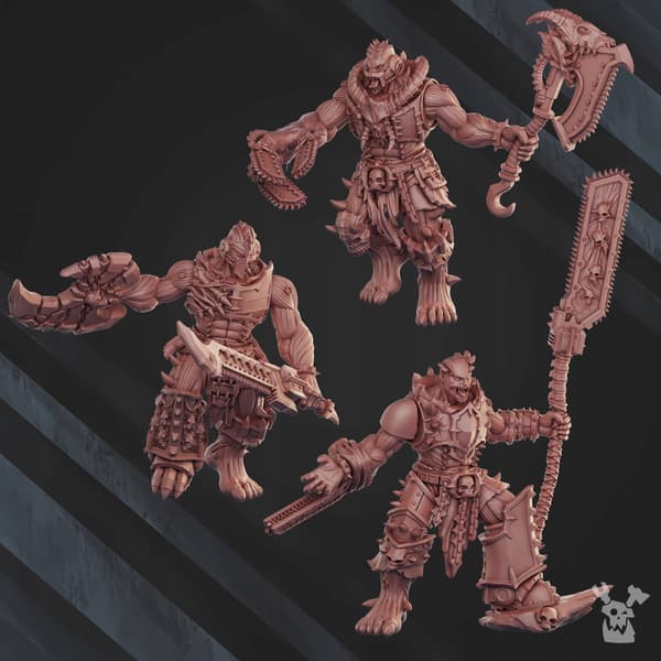 Cursed Bone Shredders Squad (build kit) x3 DakkaDa