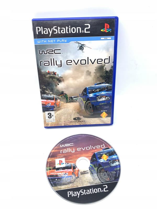 WRC Rally Evolved for PlayStation 2 (PS2), boxed, in superb condition