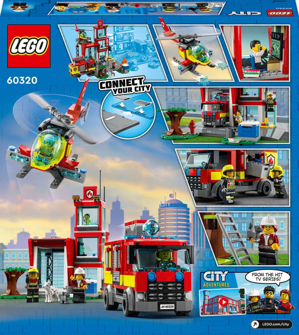 LEGO City 60320 Fire Station and Fire Engine – NEW