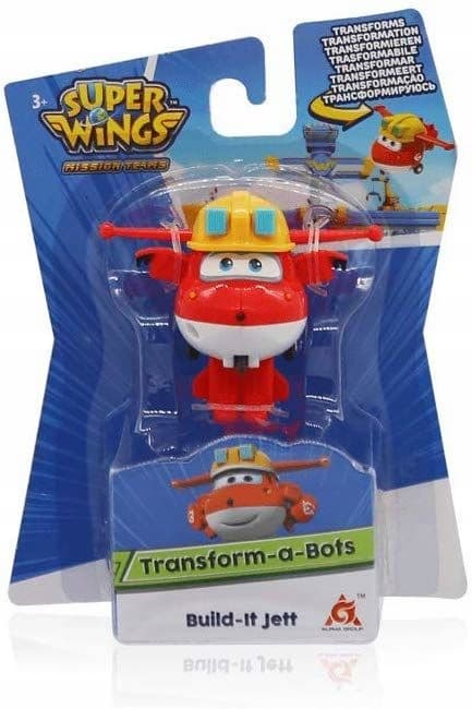 SUPER WINGS TRANSFORMING JETT THE BUILDER 730011