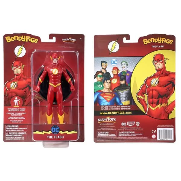 Bendyfigs DC Comics – Flash figurine, 19 cm, NN4402