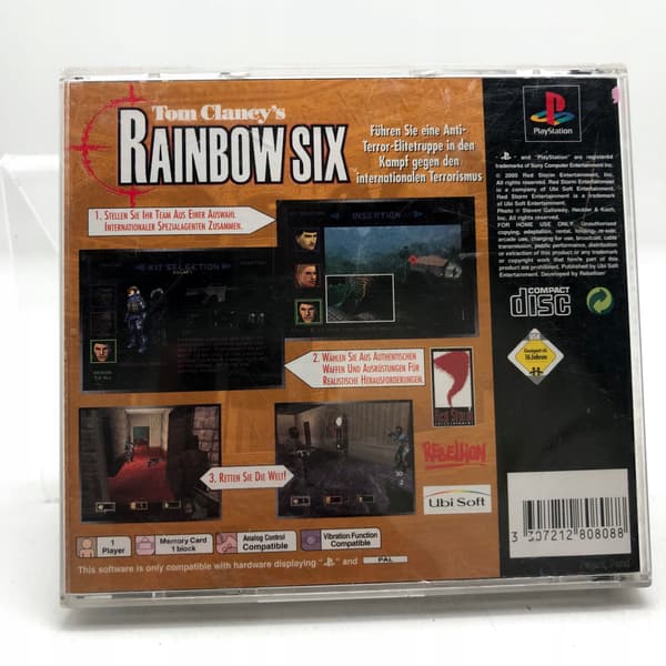 Rainbow Six [ENG] PS1 game, second-hand (boxed) Sony PlayStation (PSX)