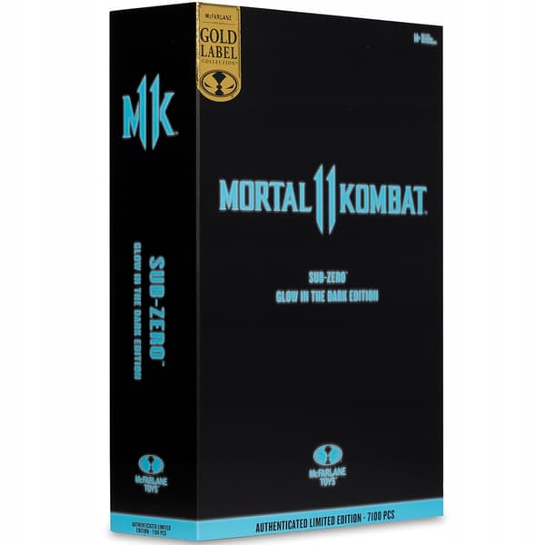 McFarlane Mortal Kombat 11 Action Figure – Sub-Zero (Gold Label) GID 18 cm