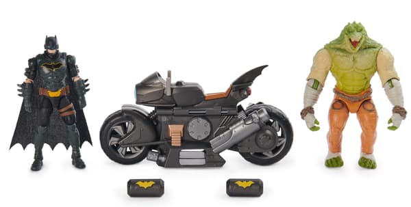 DC Comics, Batman Transforming Batcycle Battle Pack with Exclusive 10-cm Ki