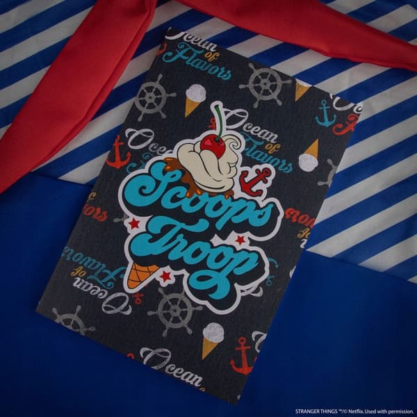 STRANGER THINGS NOTEBOOK SCOOPS AHOY SOFTCOVER