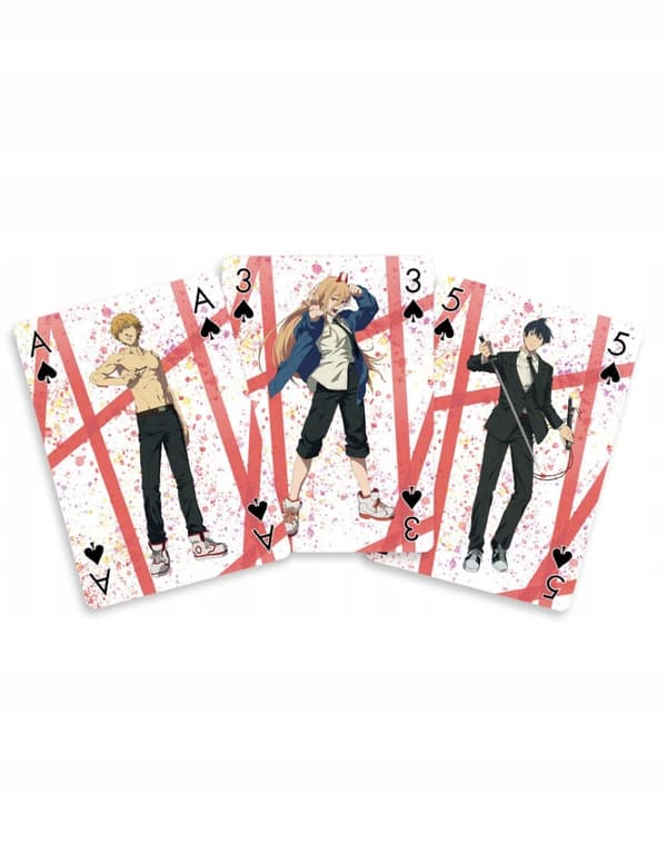 Chainsaw Man playing cards