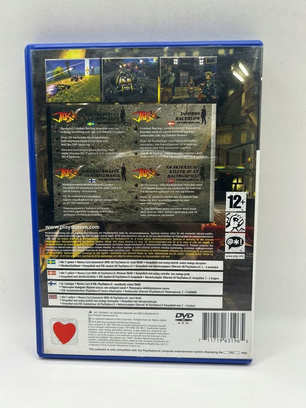 JAK & AND DAXTER X PLUS DVD PS2 SONY PLAYSTATION 2 BOXED SET