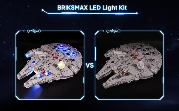 BRIKSMAX Millennium Falcon lighting set for 75192