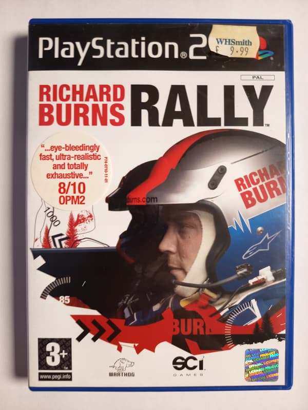 Richard Burns Rally for PlayStation 2 (PS2) – English version, complete set