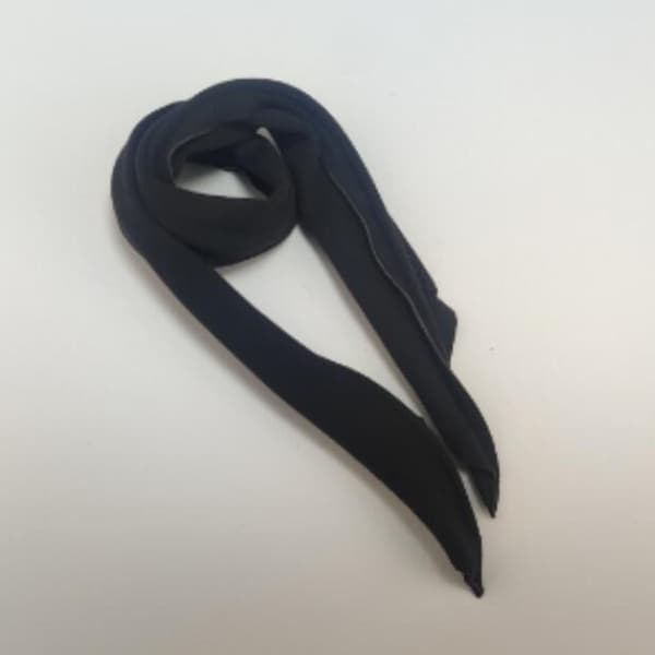 1:6 scale scarf model – Decorative miniature lightweight accessory – Cosplay – Black