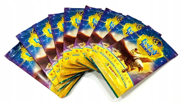 FANTASY RIDERS CARDS. 9 PACKETS (54 CARDS) DESIGN 3