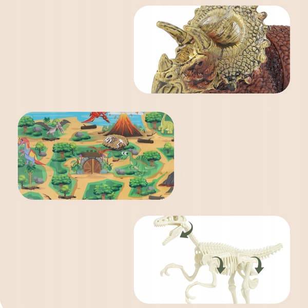 Jurassic Park Dinosaurs + Interactive Mat Set