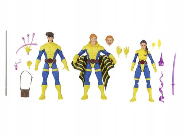 Hasbro X-Men 60th Anniversary Marvel Legends Pack 3: Gambit, Banshee and Psylocke Figures