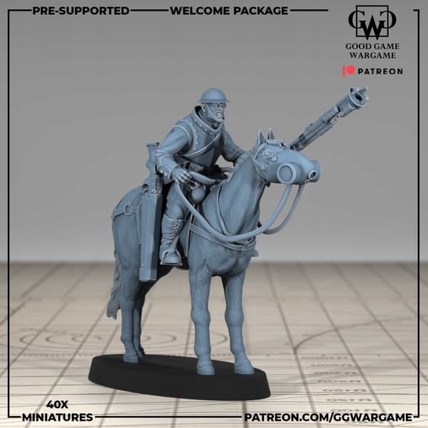 Foreign Legion Cavalry (5 pieces) – Minifaktura