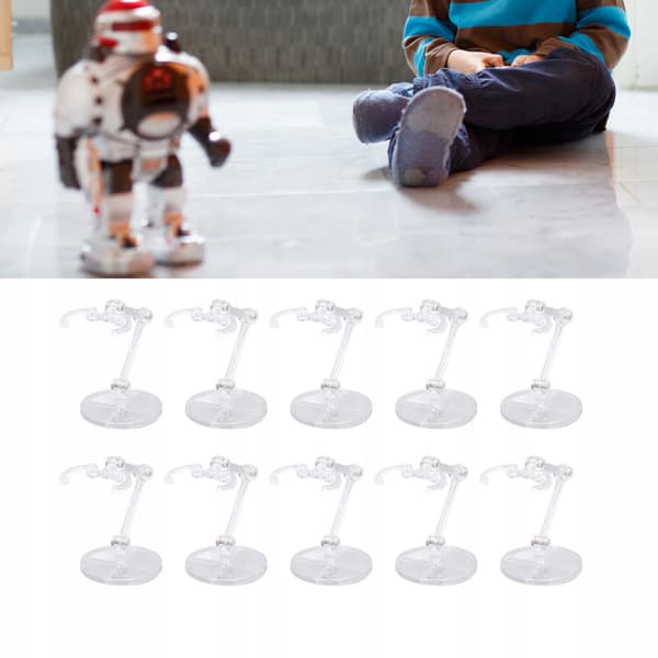 Doll stand, plastic figurine stand for 6-inch models