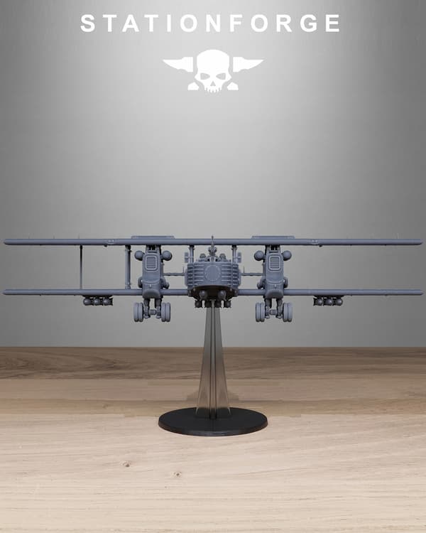 GrimGuard Iron Biplane