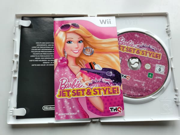 BARBIE JET SET & STYLE Wii * ENG
