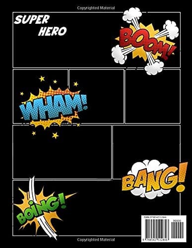 SUPER HERO: Blank Comic Book/Create Your Own Comics With This Comic Book