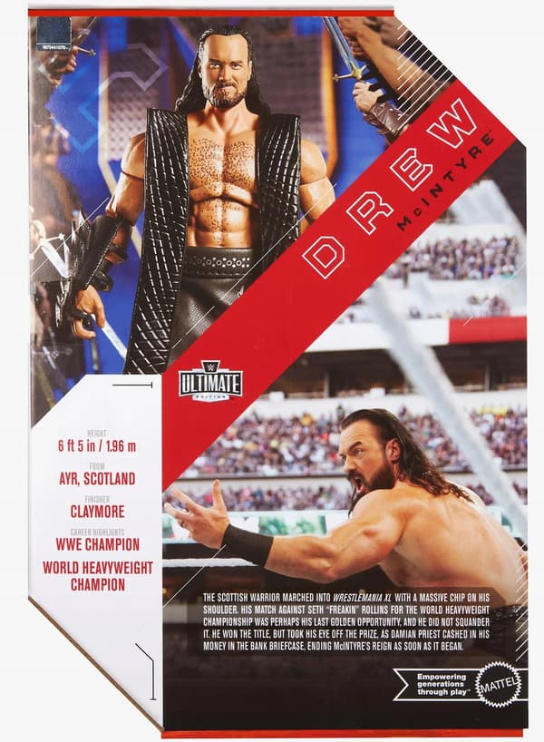 MATTEL WWE Ultimate Drew McIntyre Figure