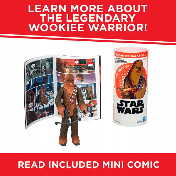 E5651 Star Wars Chewbacca Figurine + Mini Comic