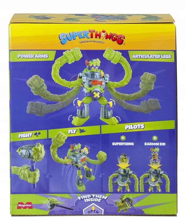 Magicbox SUPERTHING S Playset: SuperBot Power Arms Trasher