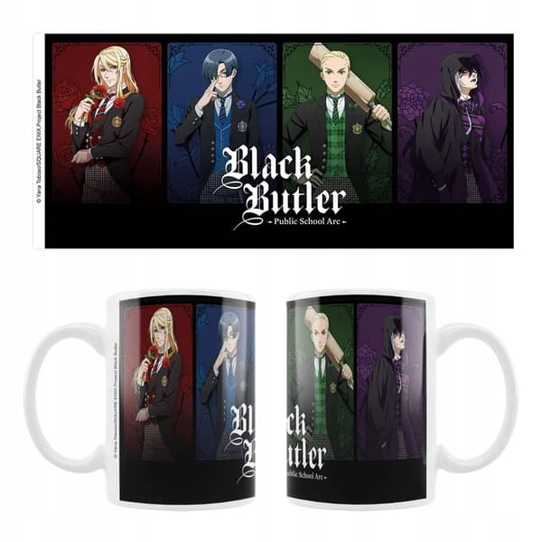 Black Butler mug: Public School Arc – Edgar, Lawrence, Herman & Gregory