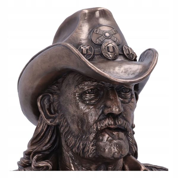 Lemmy bust from Motorhead – Hand-painted statue, 35 cm