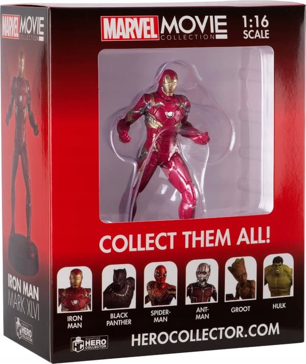 MARVEL IRON MAN MARK XLVI FIGURINE, 13 CM