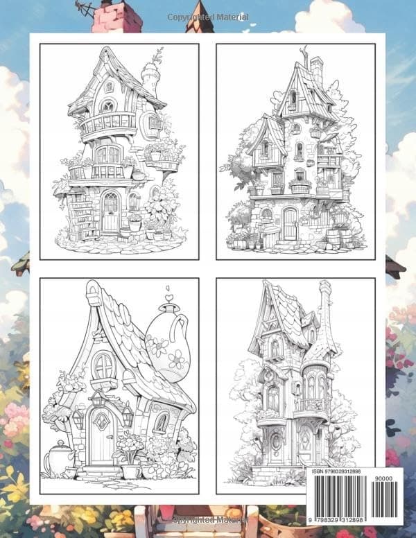 Crooked House Colouring Book