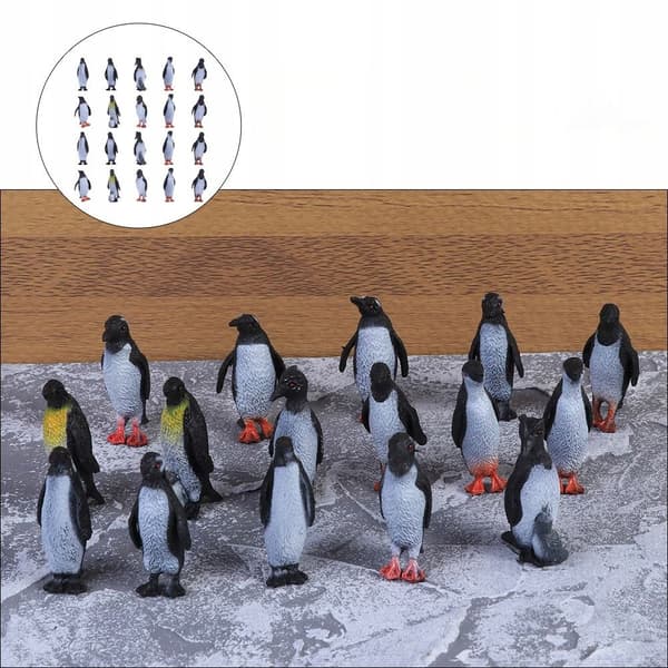 32 CREATIVE PENGUIN FIGURINES MADE FROM HIGH-QUALITY PVC
