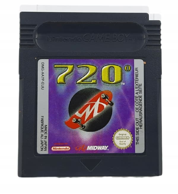 An old Game Boy game, 720 dmg aa7p euu