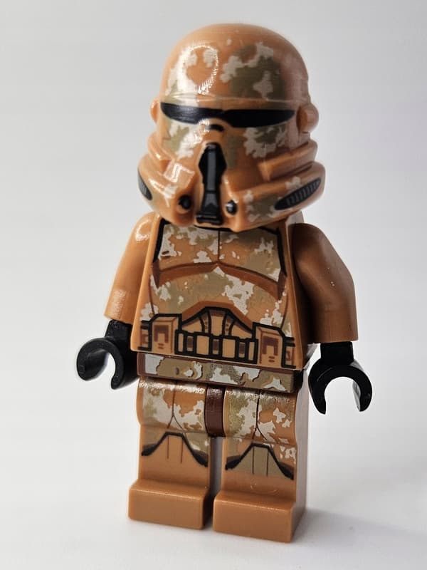 Lego Star Wars minifigure sw0606 Clone Trooper (Phase 2) DEFECT /