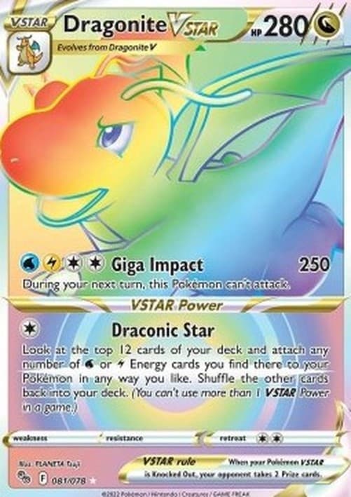 Pokemon Dragonite VSTAR