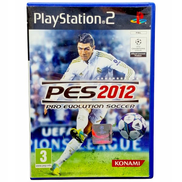 PES 2012 PRO EVOLUTION SOCCER game for Sony PlayStation 2 (PS2)