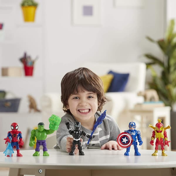 MARVEL SUPERHERO FIGURES – SUPER HERO ADVENTURES – 6 CHARACTERS