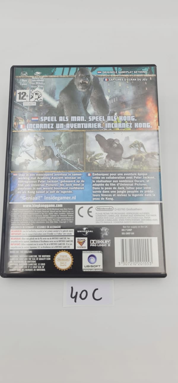NINTENDO GAMECUBE PETER JACKSON’S KING KONG