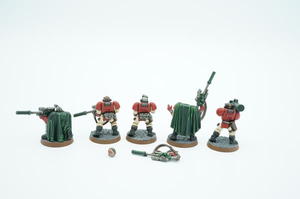 Warhammer 40k Space Marines Scout Snipers – set of 5 plastic figures