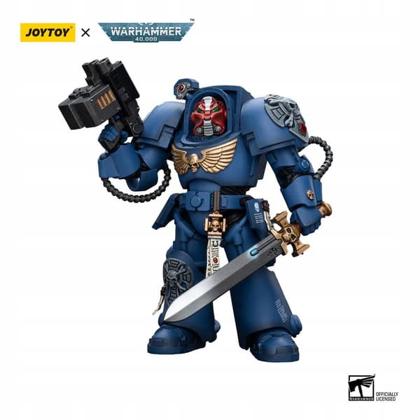 Ultramarines Terminator Squad Sergeant with Power Sword and Teleport Homer