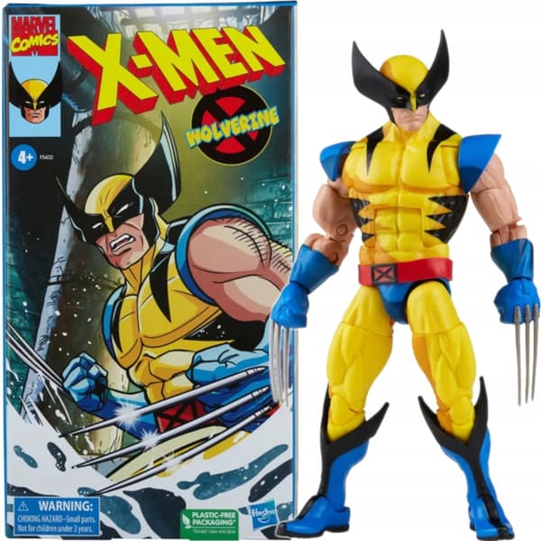 MARVEL COMICS LEGENDS X-MEN HASBRO ORIGINAL ARTICULATED WOLVERINE FIGURE