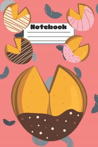 Fortune Cookie Kawaii Unlined Notebook: Well-designed Japanese-style b