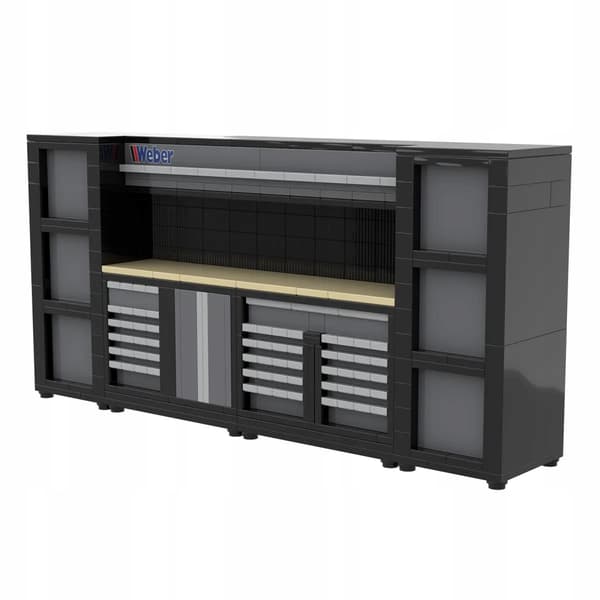 Weber 461 workshop cupboard building blocks (el.)