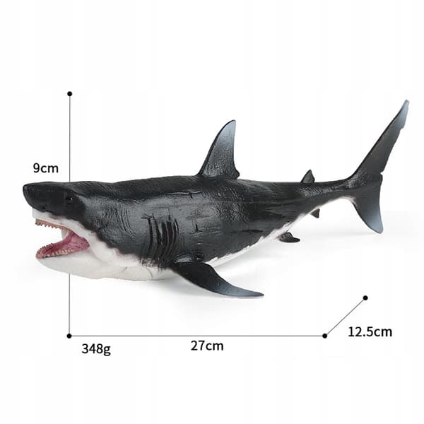 Megalodon Action Figure Ancient Simulation Marine Animals Educational Large