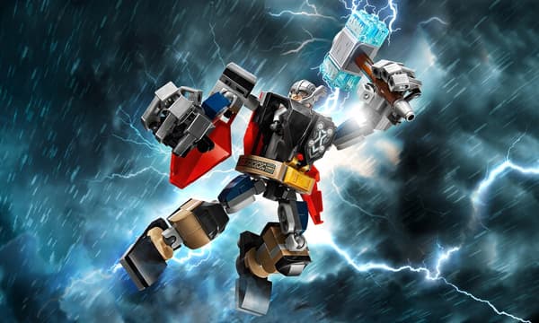 LEGO MARVEL 76169 Thor’s Armoured Mech – AVENGERS Hammer