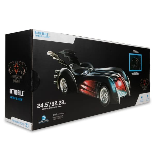 Batman & Robin DC Multiverse Batmobile Vehicle, 63 cm, by McFarlane Toys